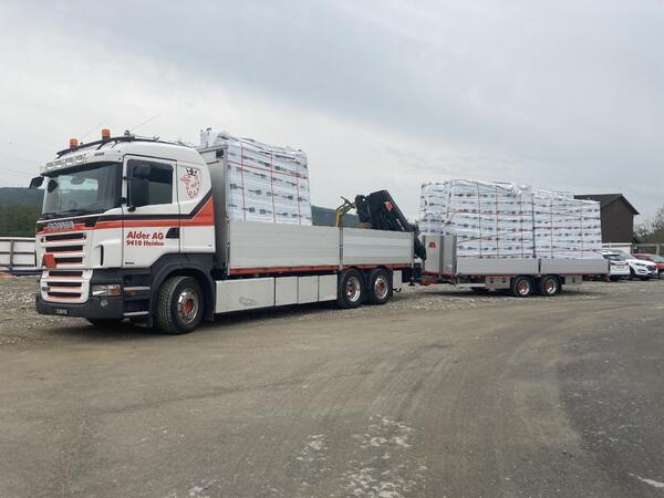 16mto mit Tandem-Anhänger