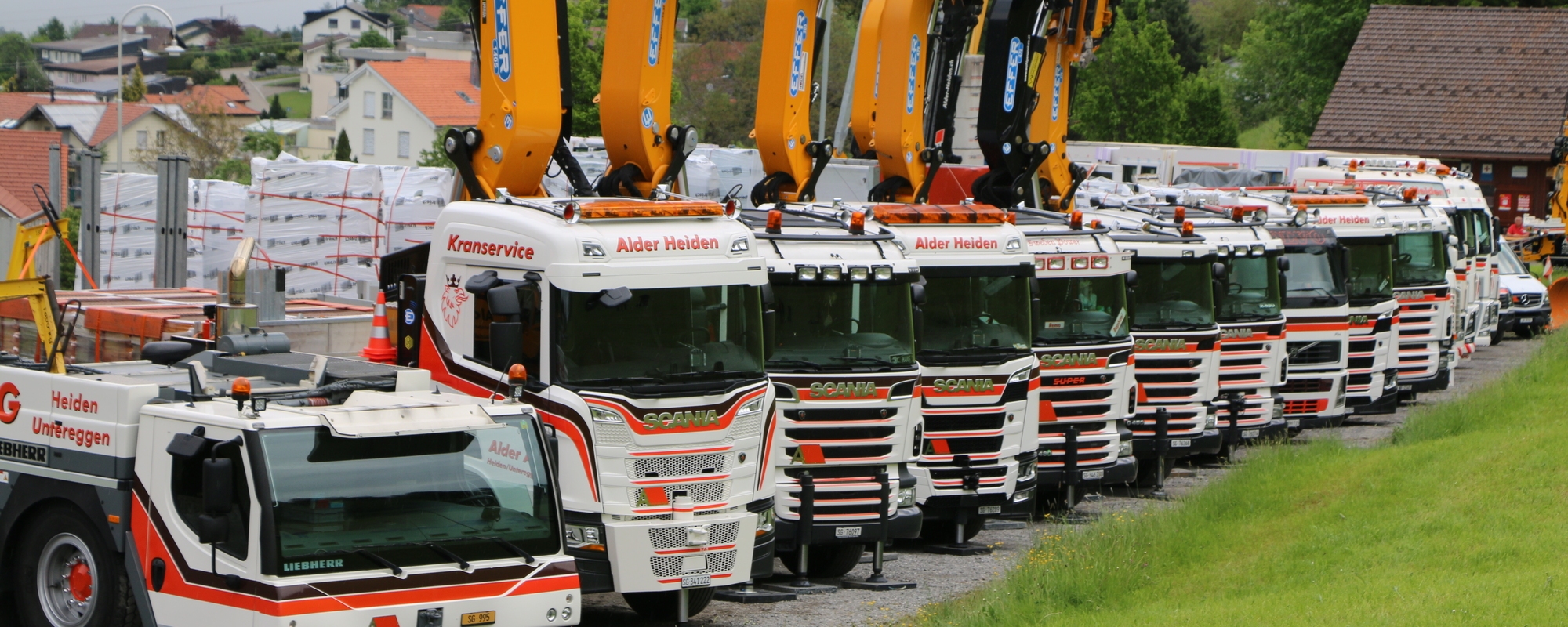 Transporte - Kranarbeiten - Baukrane - Gerüstbau